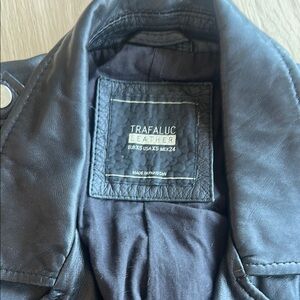 Trafaluc Black Leather Jacket